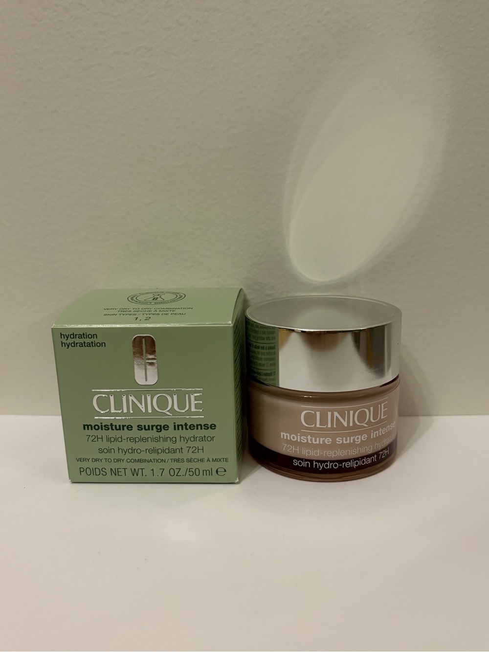 Brand New Clinique Moisture Surge Intense 72H Lipid-Replenishing Hydrator 1.7 oz